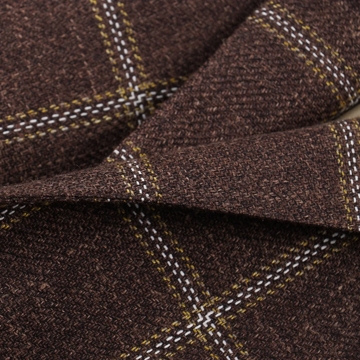 Isaia Woven Woll-Seide-Leinen Sportmantel Kleidung_Isaia