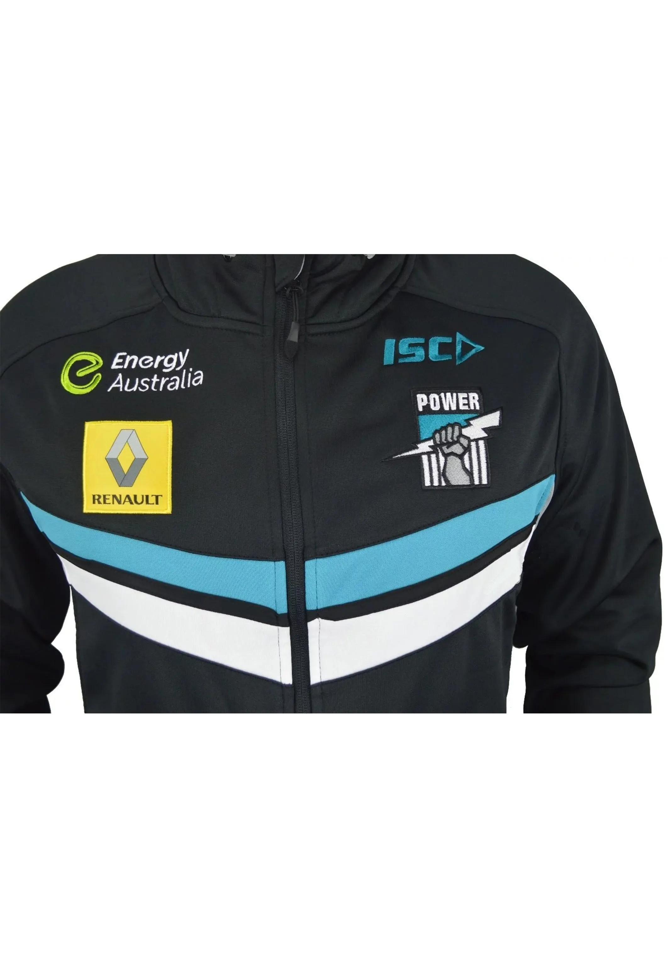 ISC Port Adelaide Power 2015 Damen Tech Hoodie <BR> 7PA5THD1L