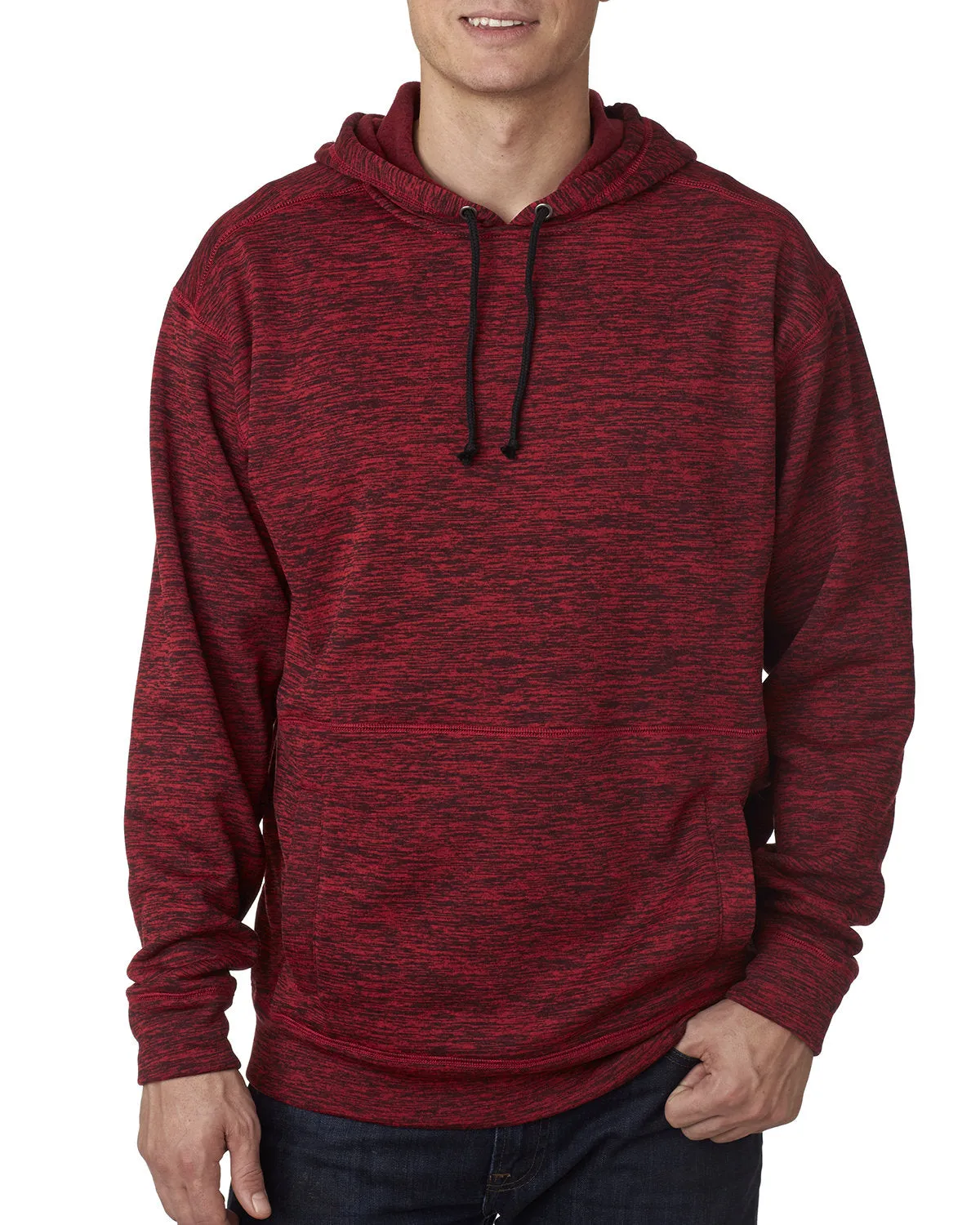 J America JA8613 Erwachsene Kosmische Poly-Fleece Kapuzenpullover