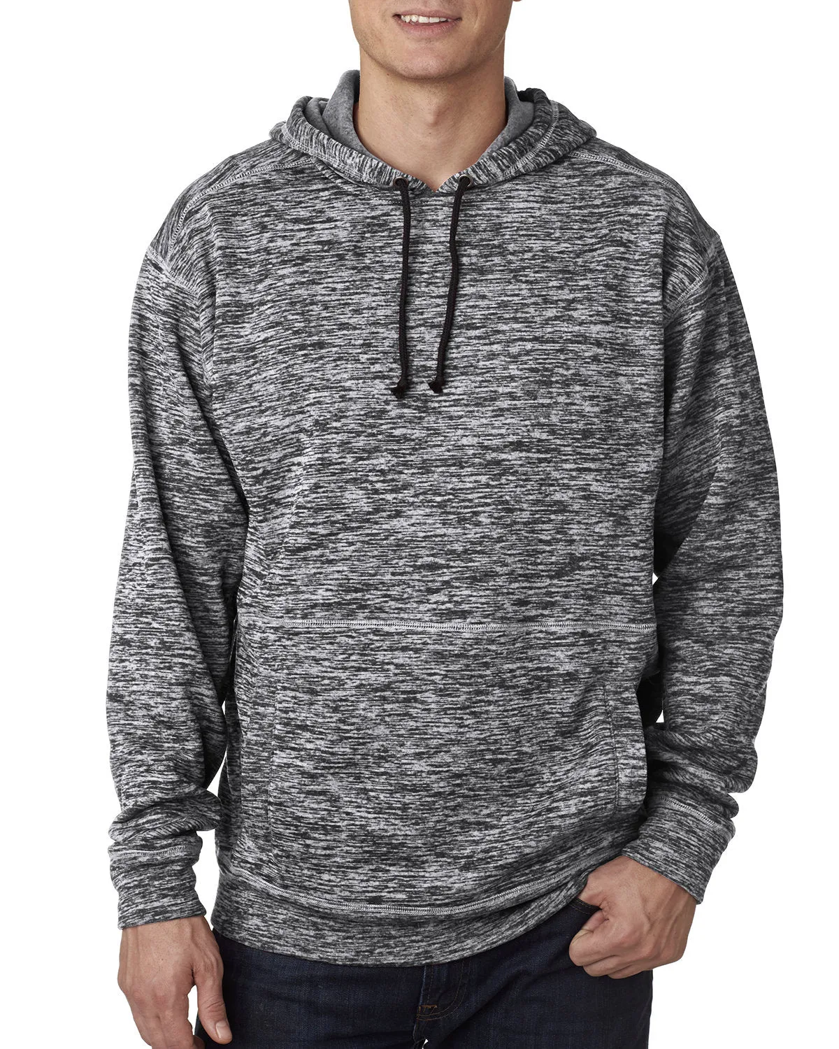 J America JA8613 Erwachsene Kosmische Poly-Fleece Kapuzenpullover
