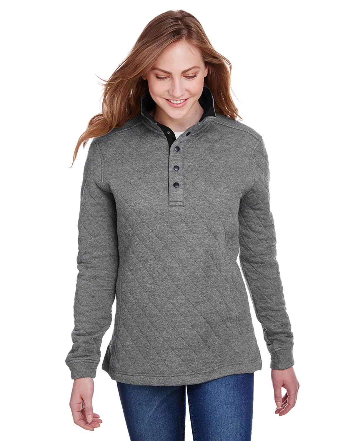 J America JA8891 Damen Stepp-Snap-Over Pullover