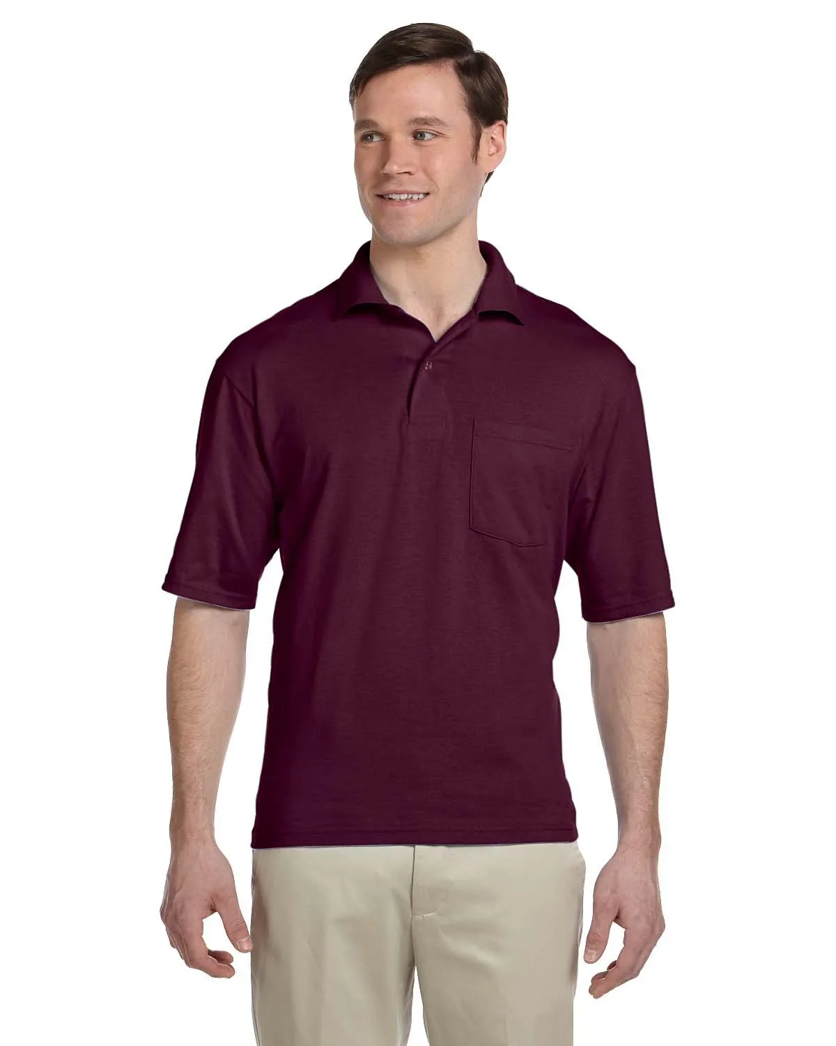 Jerzees 436P Herren SpotShield Pocket Jersey Polo