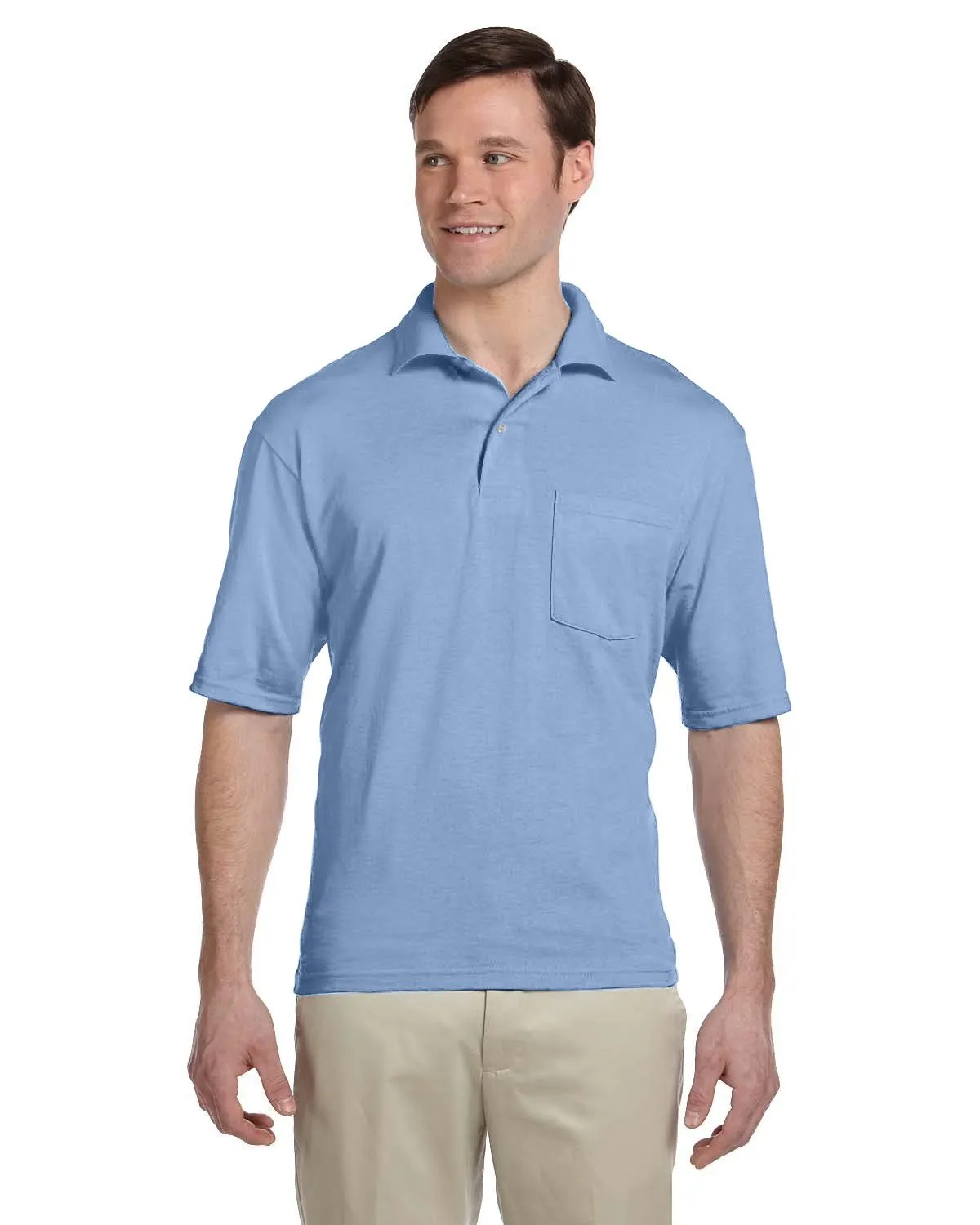 Jerzees 436P Herren SpotShield Pocket Jersey Polo
