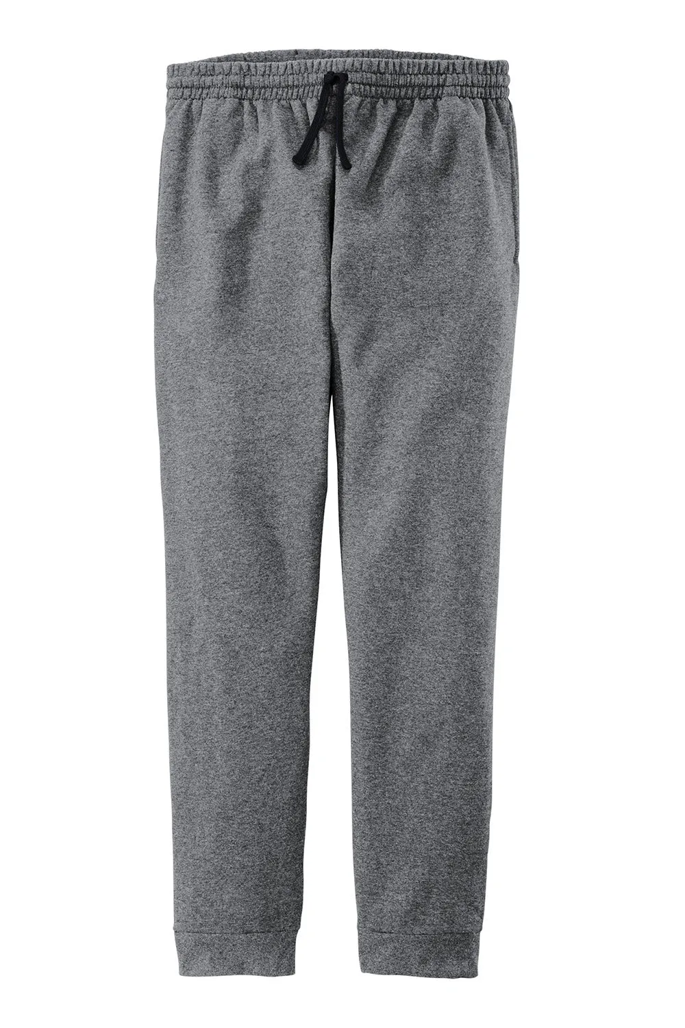 Jerzees Herren NuBlend Fleece Joggerhose mit Taschen - Heather Grau/Anthrazit Grau
