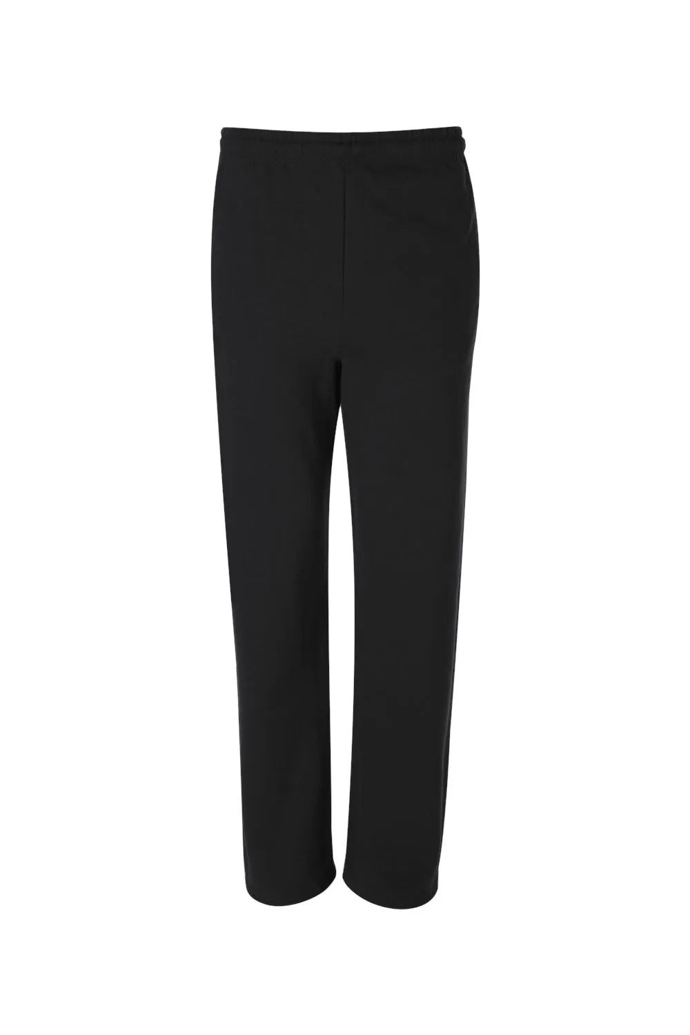 Jerzees Herren NuBlend pillingresistente Fleece-Jogginghose mit offenem Saum und Taschen - Schwarz