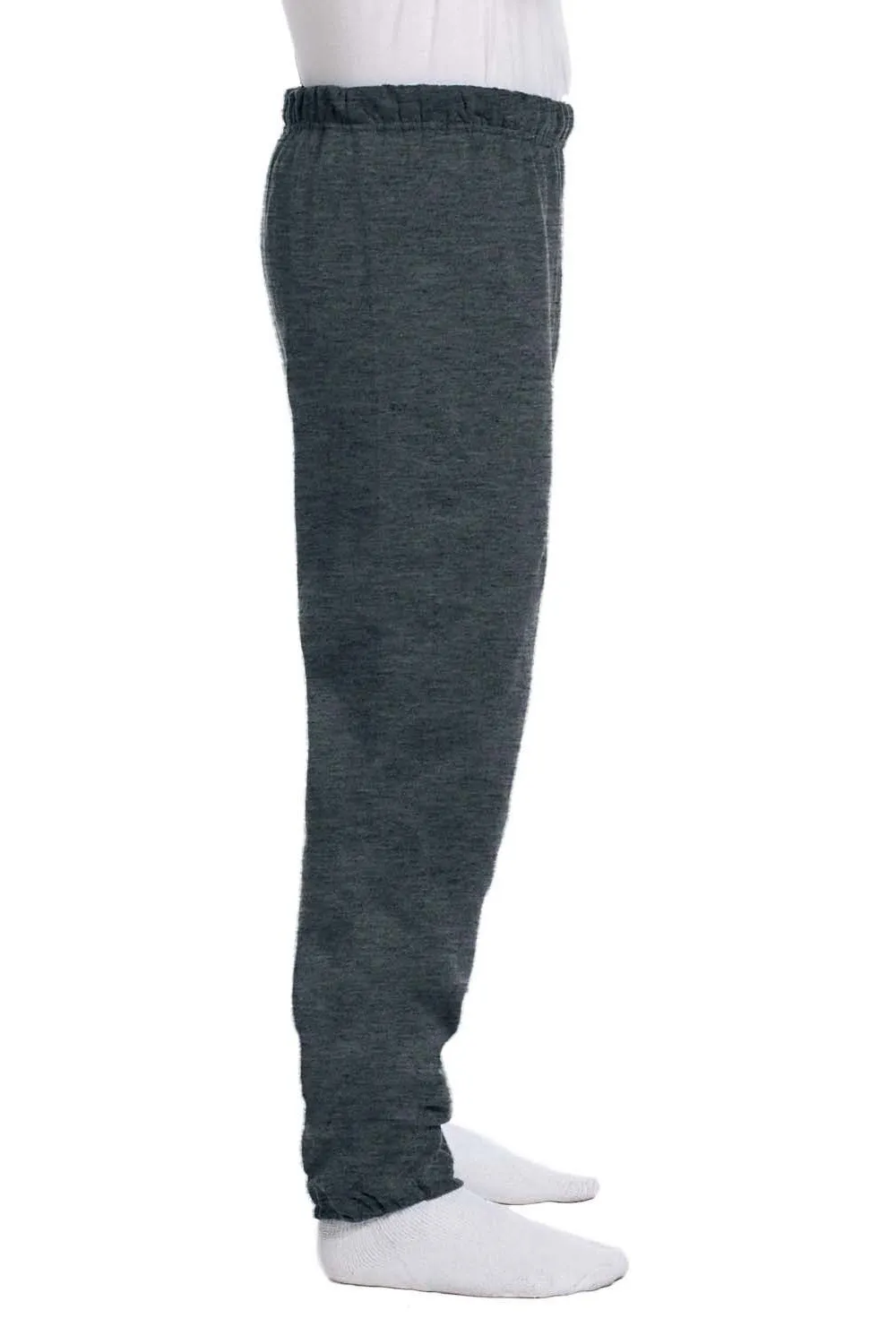 Jerzees Herren NuBlend Pilling-resistente Fleece-Jogginghose - Heather Schwarz