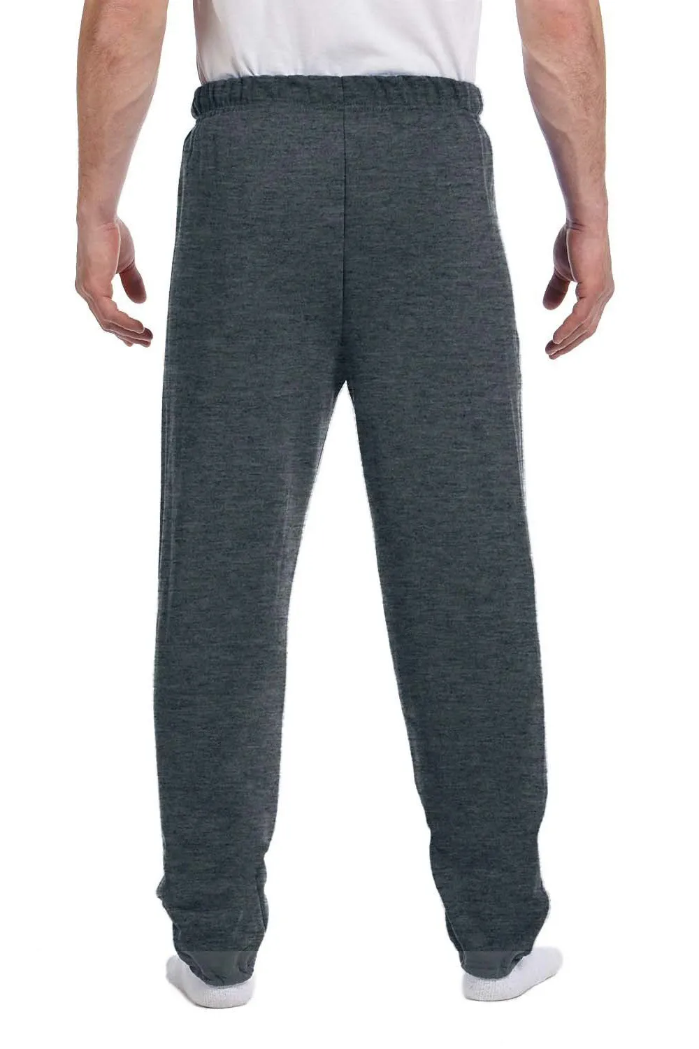 Jerzees Herren NuBlend Pilling-resistente Fleece-Jogginghose - Heather Schwarz