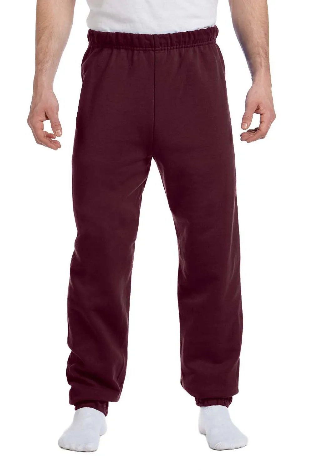 Jerzees Herren NuBlend Pilling-resistente Fleece-Jogginghose - Kastanienbraun