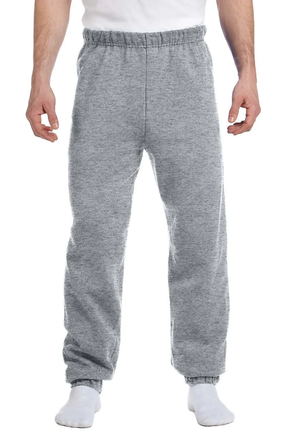 Jerzees Herren NuBlend Pilling-resistente Fleece-Jogginghose - Oxford Grau
