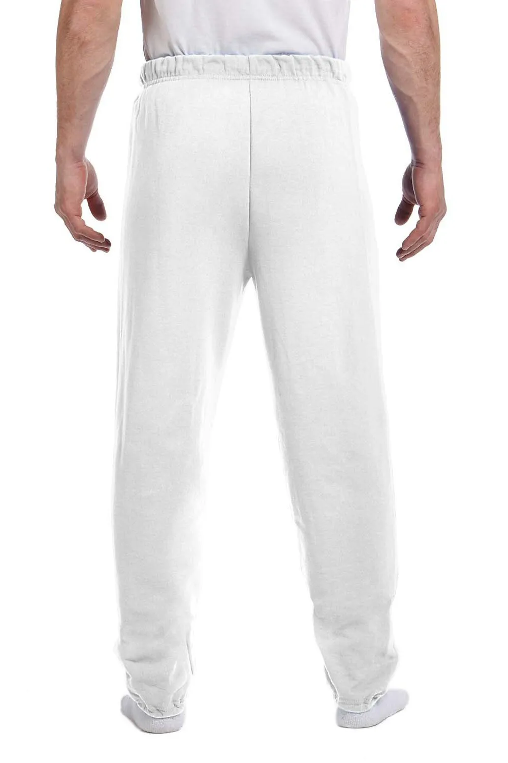 Jerzees Herren NuBlend Pilling-resistente Fleece-Jogginghose - Weiß