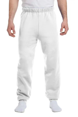 Jerzees Herren NuBlend Pilling-resistente Fleece-Jogginghose - Weiß