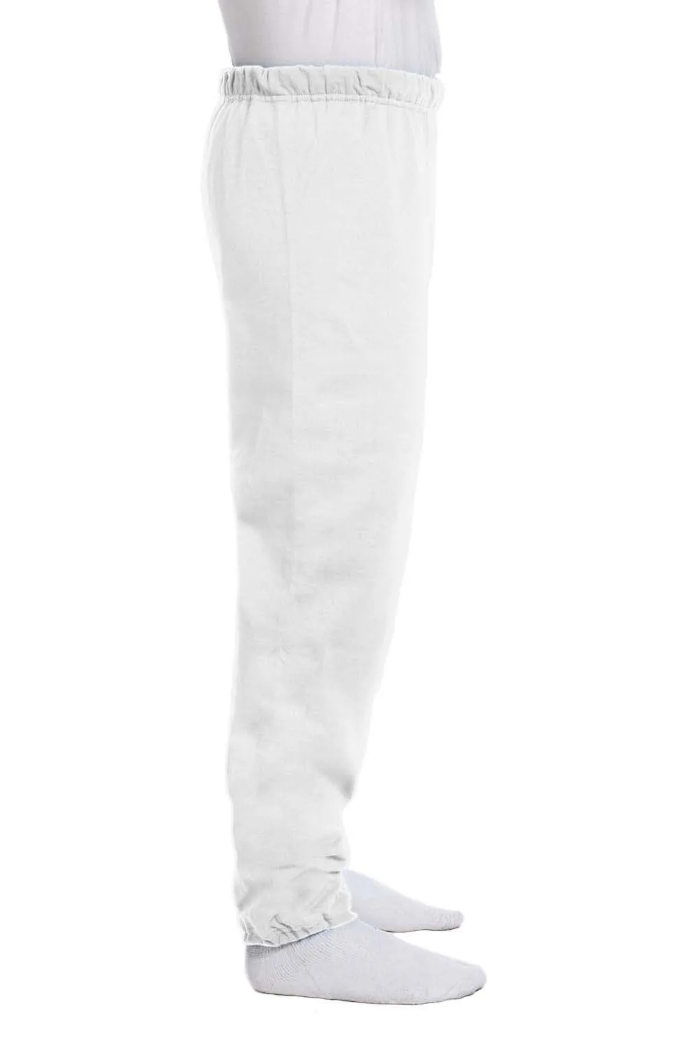 Jerzees Herren NuBlend Pilling-resistente Fleece-Jogginghose - Weiß