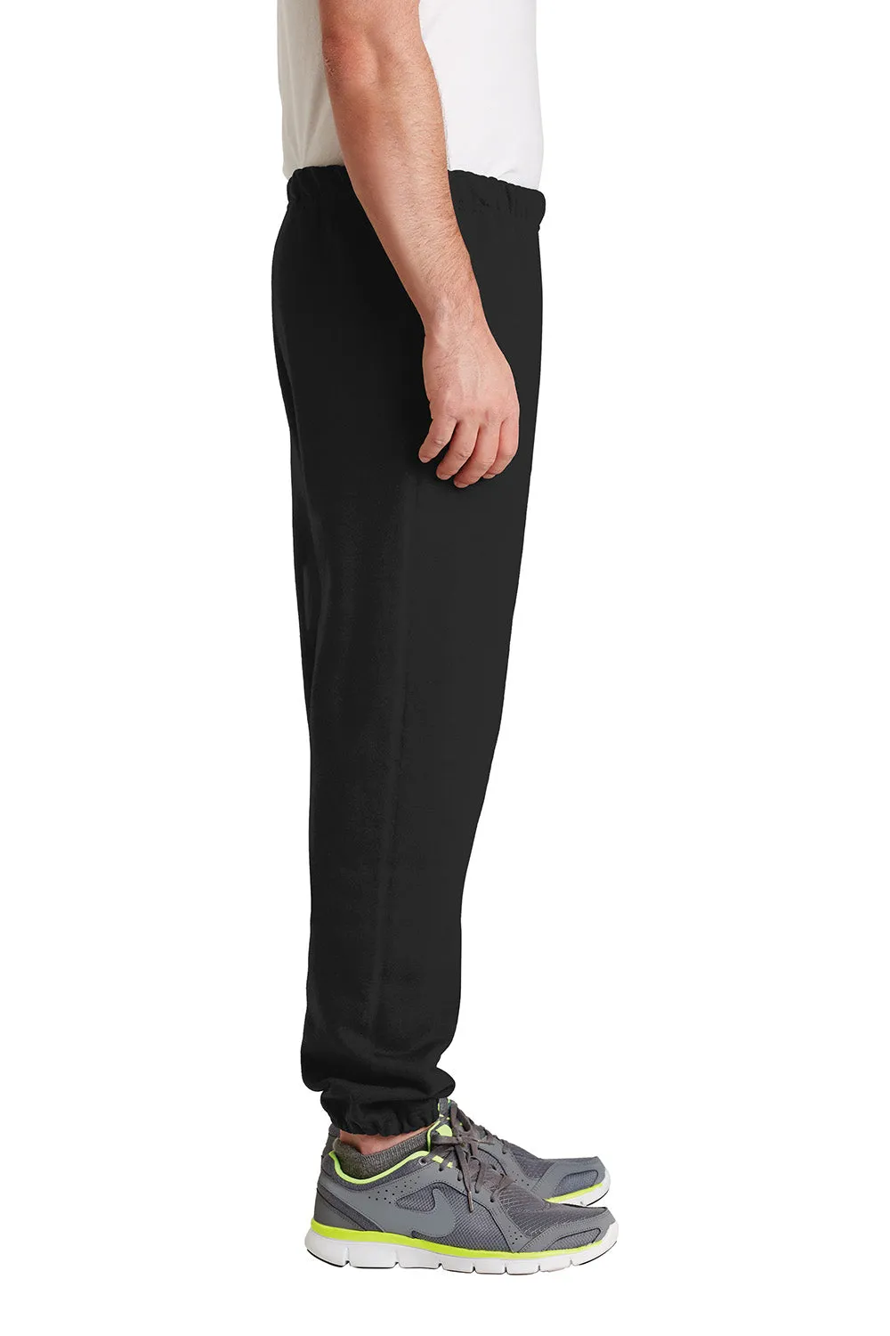 Jerzees Herren Super Sweats NuBlend pillingresistente Fleece-Jogginghose mit Taschen - Schwarz
