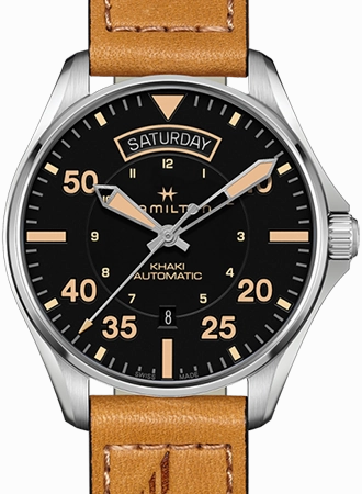 Khaki Pilot Day Date Automatic Vintage - Leather Ref. H64645531