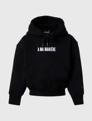 KIDS BAR LOGO HOODIE Clothing	A MA MANIÉRE