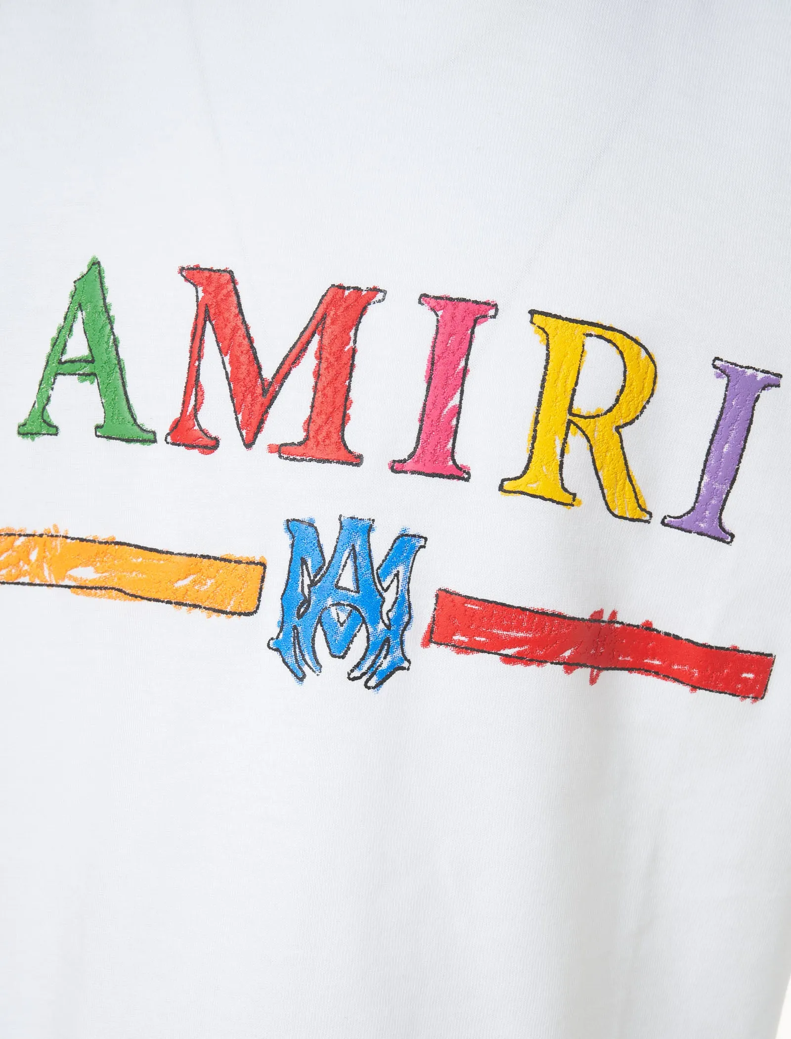 KINDER BUNTSTIFT SKIZZE T-Shirt Kleidung AMIRI