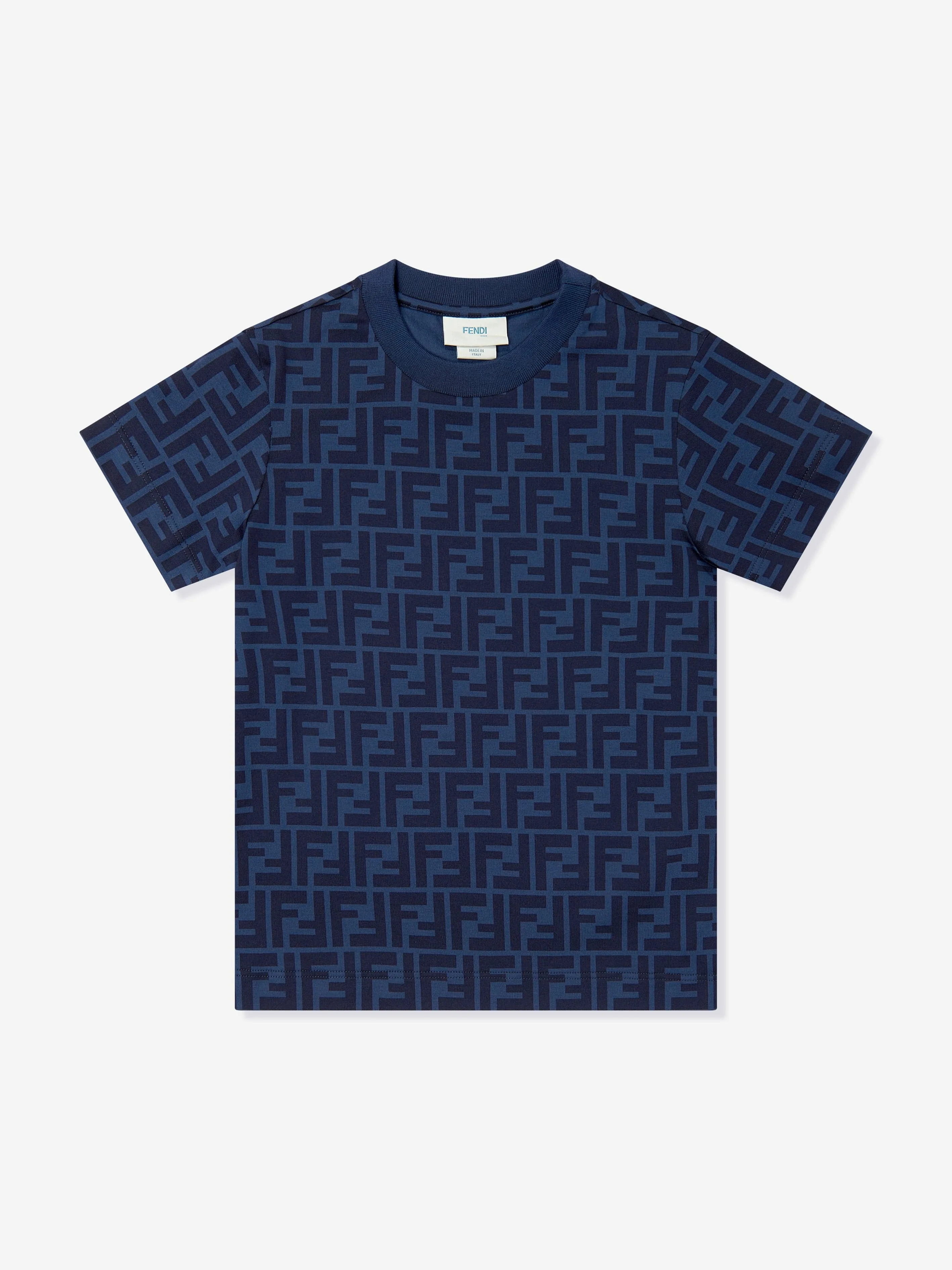 Kids FF Logo T-Shirt in Marineblau