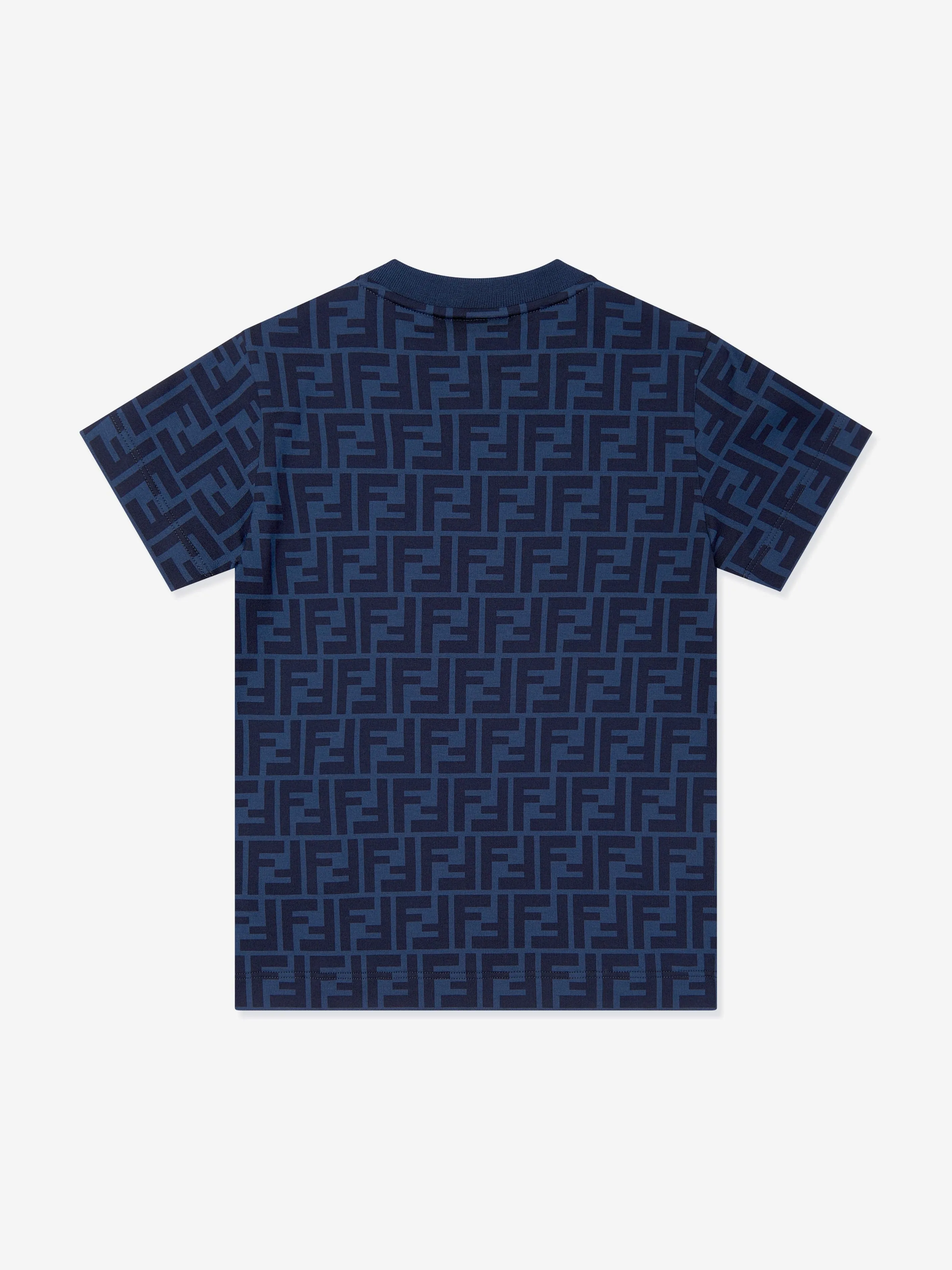 Kids FF Logo T-Shirt in Marineblau