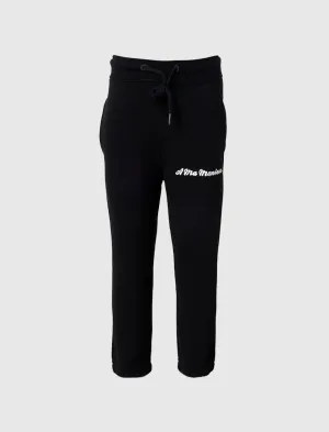 KIDS SCRIPT LOGO SWEATPANT Clothing	A MA MANIÉRE