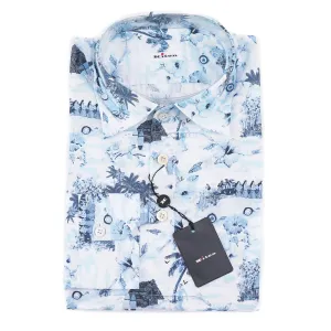 Kiton Vintage Hawaiian Print Cotton Shirt Clothing_Kiton