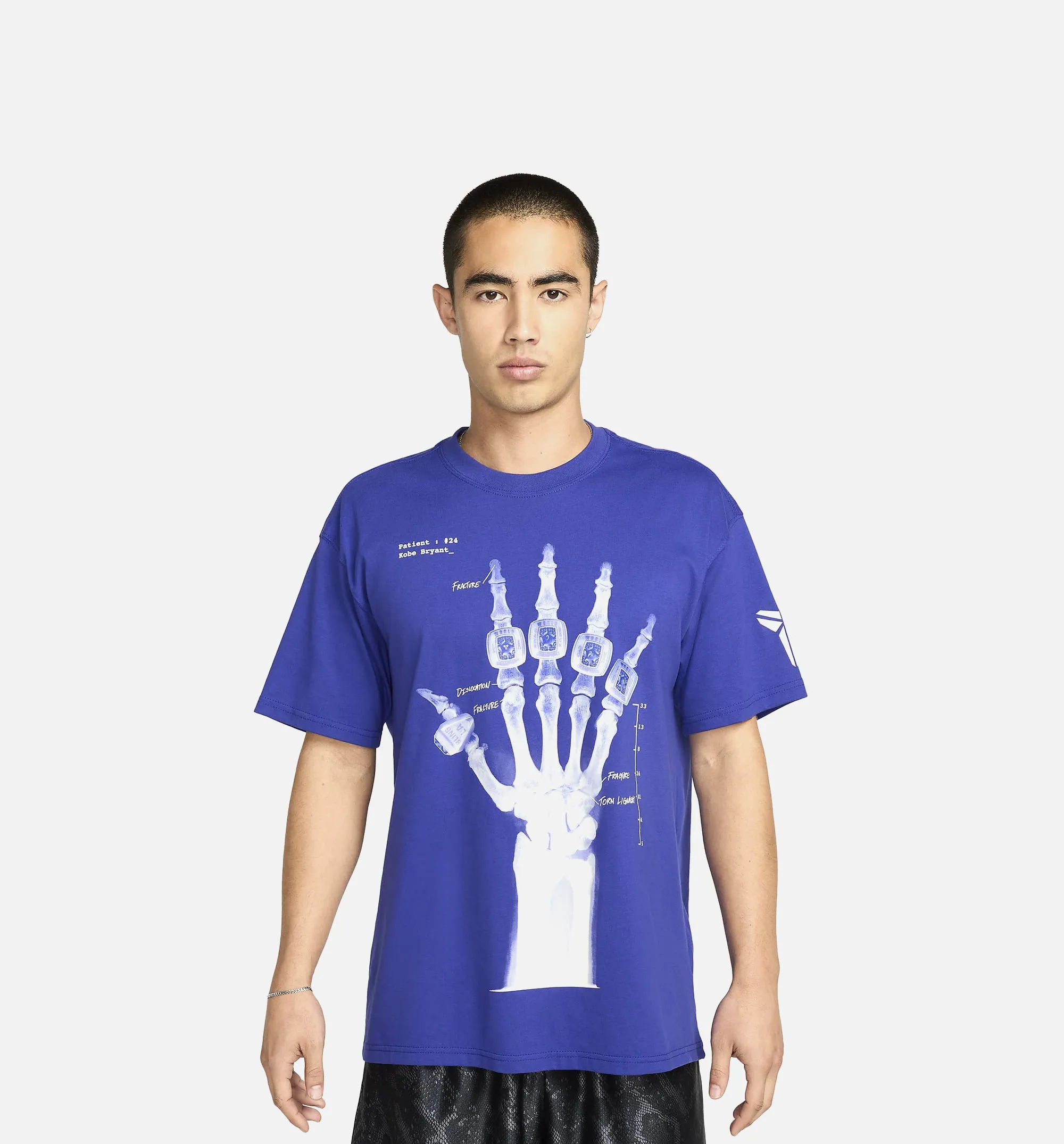 Kobe X Ray Herren Kurzarmhemd - Lila