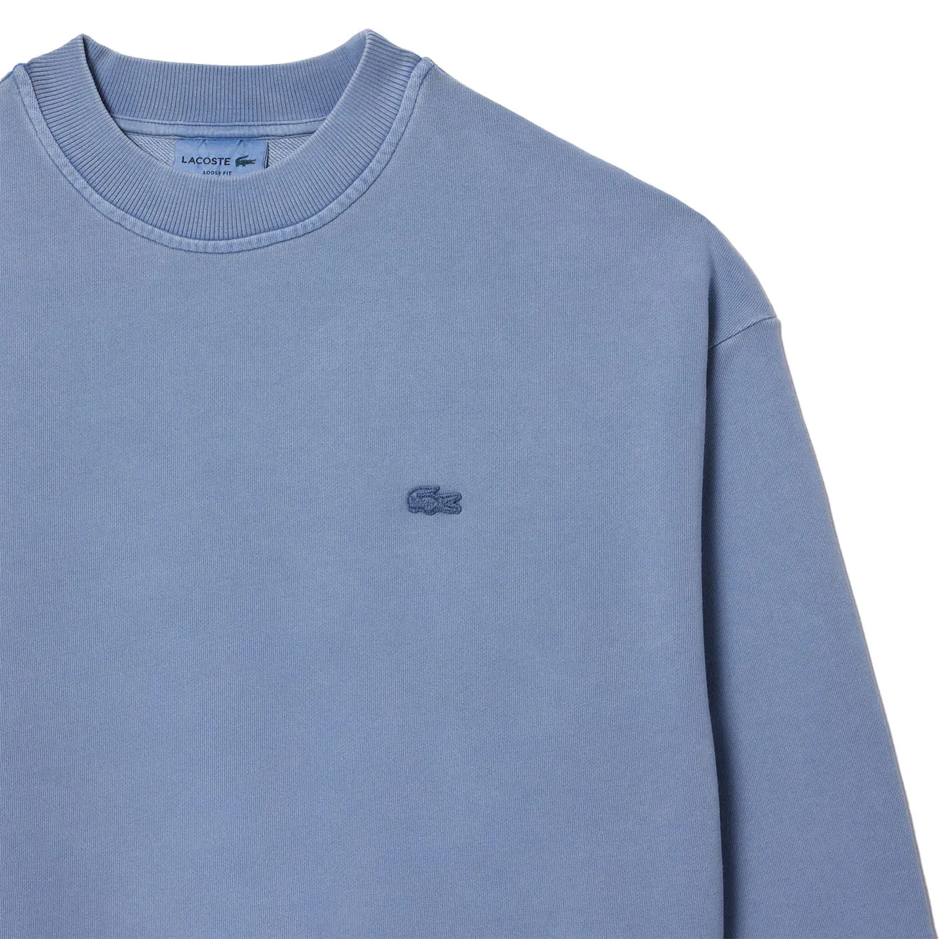 Lacoste Eco-Dye Sweatshirt Eco Stonewash