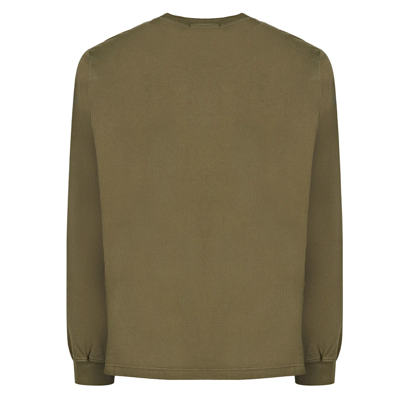 Linke Hand L/S T-Shirt mit Tasche Olive