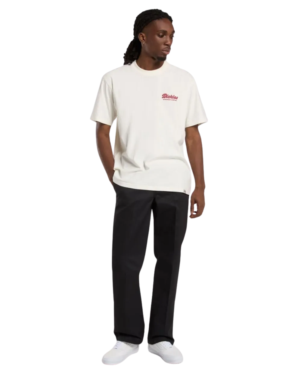 Lewistown T-Shirt in Silberreiher