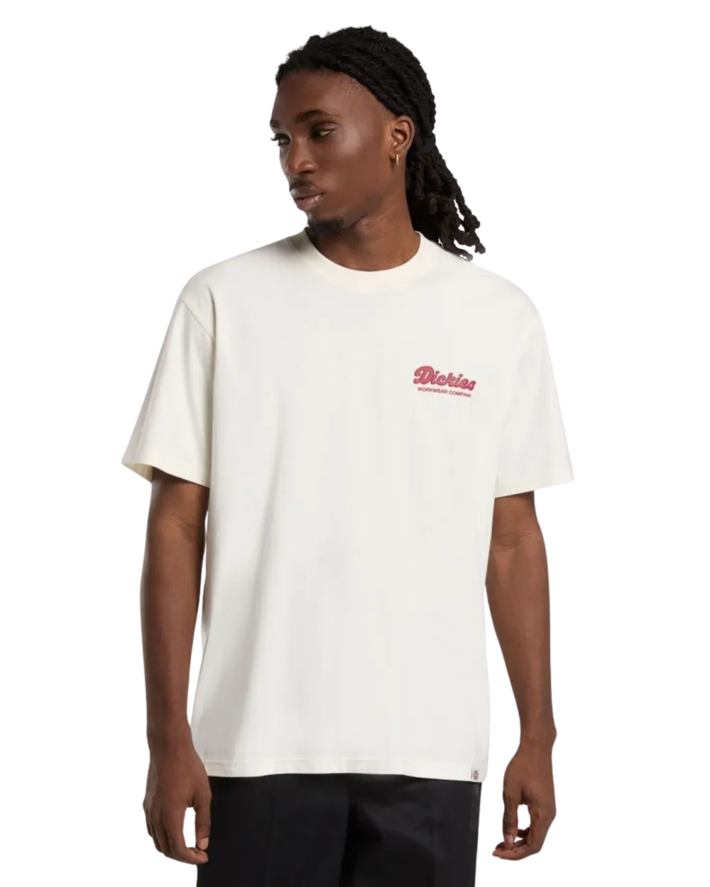 Lewistown T-Shirt in Silberreiher