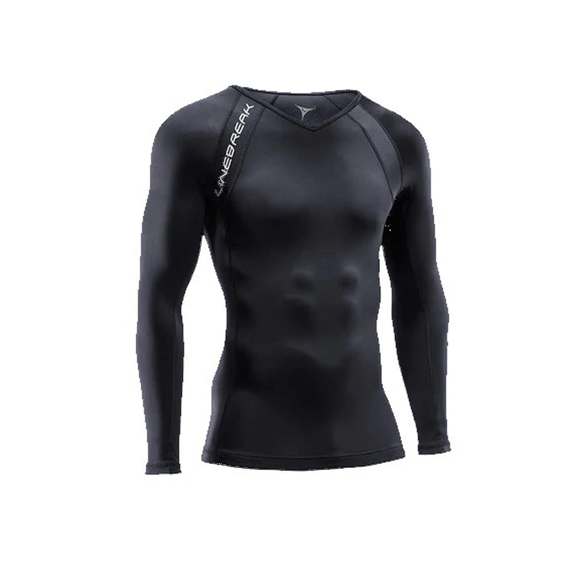 Linebreak Herren Langarm Kompressionsshirt