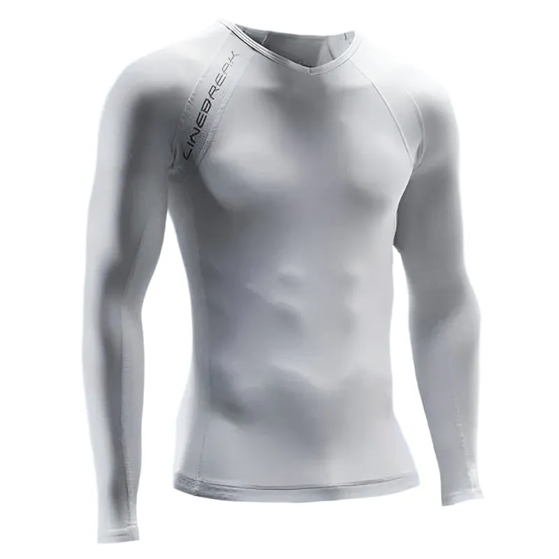 Linebreak Herren Langarm Kompressionsshirt
