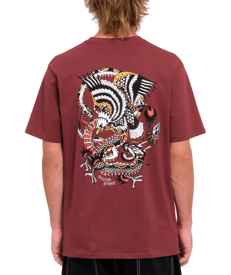 Lintell Classic T-Shirt in Merlot