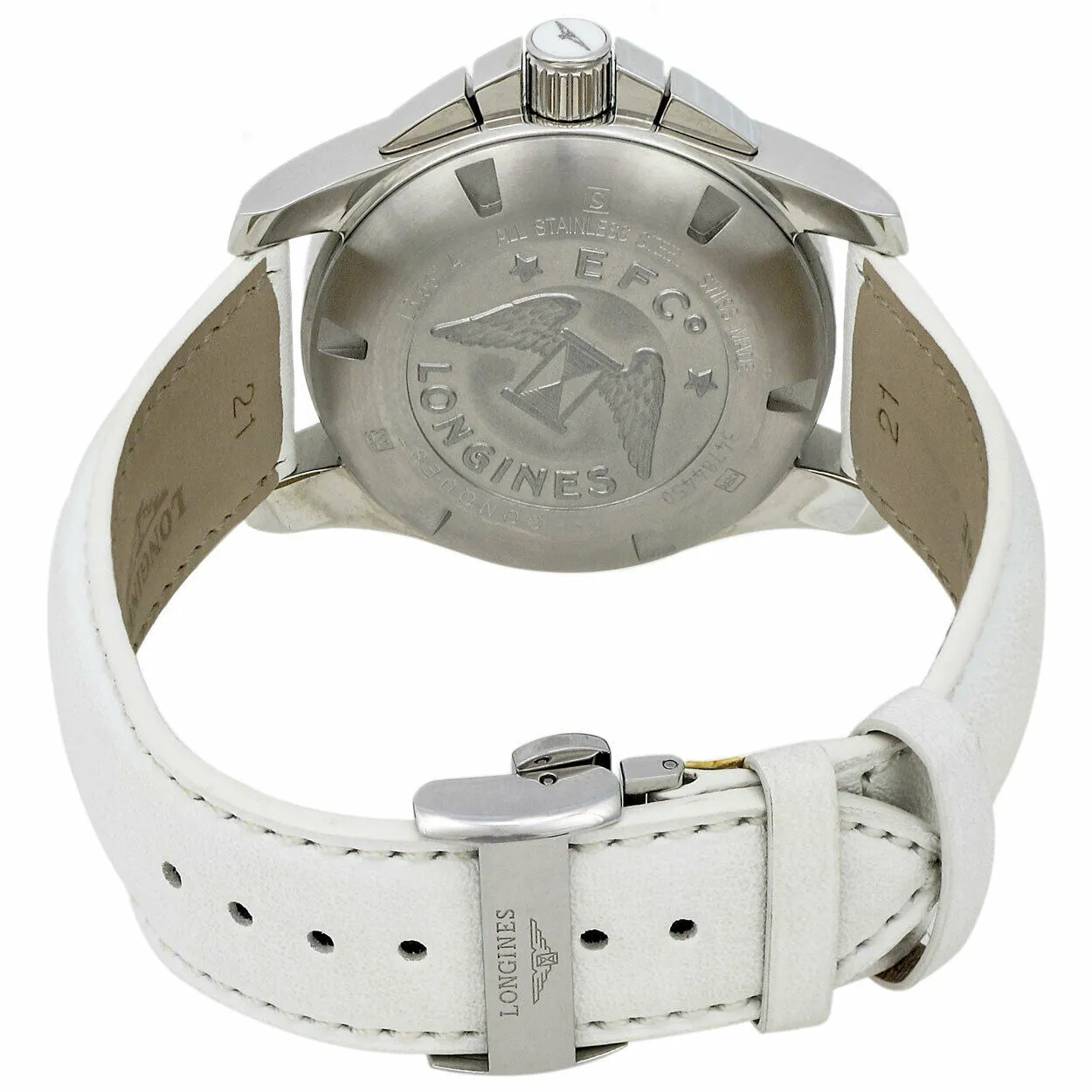 Longines Conquest Automatik Chronograph Edelstahl & Keramik Herrenuhr mit Datum L3.661.4.86.0 Longines Uhren