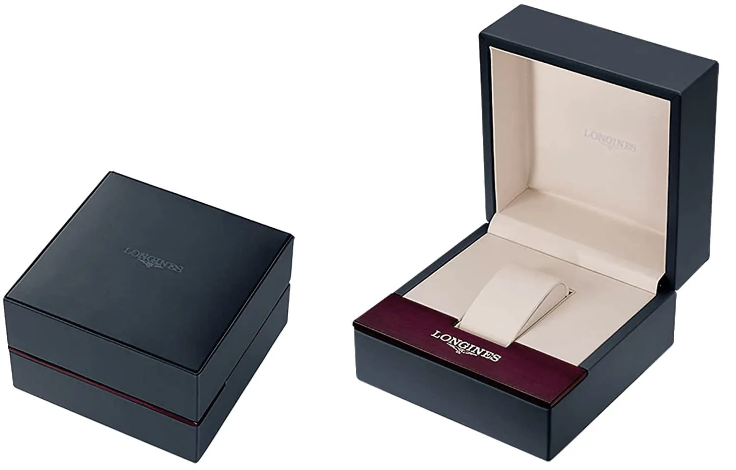 Longines Conquest V.H.P. Chronograph Edelstahl Schwarz Zifferblatt Schwarzes Gummiband Ewiger Kalender Datum Quarz Herrenuhr L3.717.4.66.9 Longines Uhren