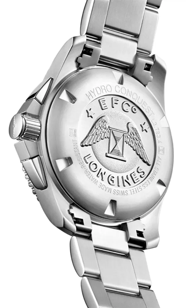 Longines HydroConquest Automatik Chronograph Edelstahl Graues Zifferblatt Datum Taucher Herrenuhr L3.783.4.76.6 Longines Uhren