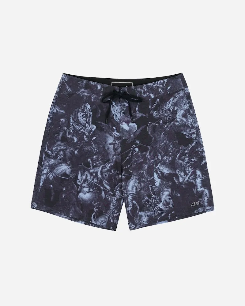 Lost Heavy Metal History Boardshorts-Schwarz