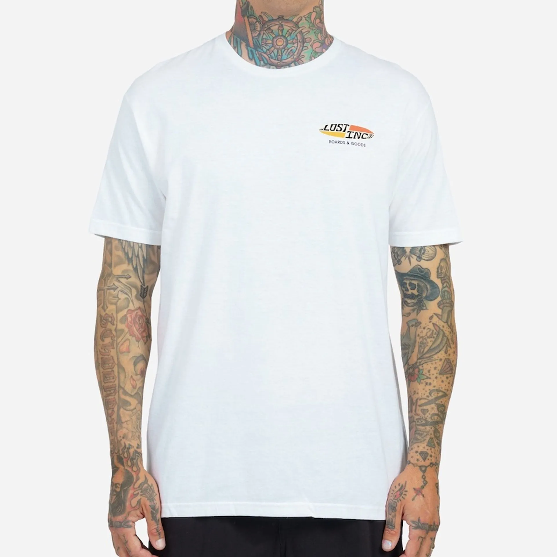 Lost Mens Free Spirit T-Shirt - Weiß