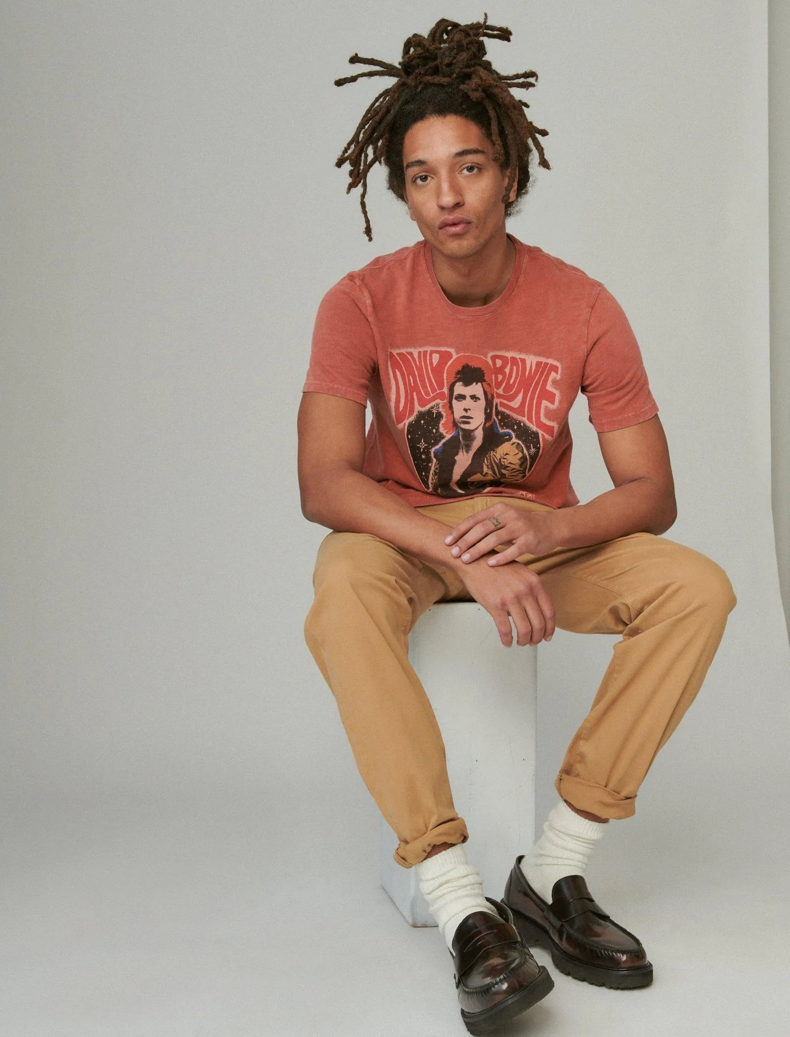 Lucky Brand David Bowie Konzert T-Shirt Tandoori Gewürz Lucky Brand