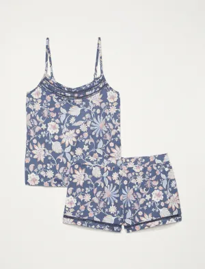 Lucky Brand Floral Tank Schlafset Dunkelblau Lucky Brand