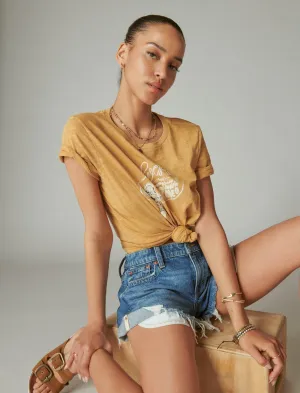 Lucky Brand Lucky Rodeo Klassik Crew Honig Senf Lucky Brand