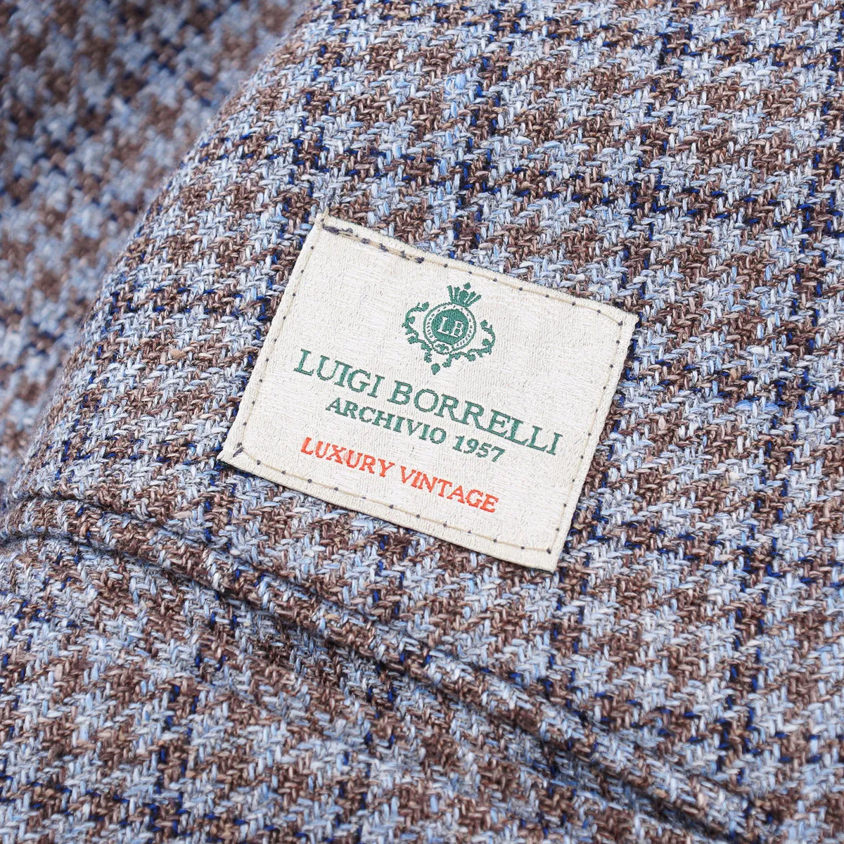 Luigi Borrelli Leinen-Wolle-Seide Sportmantel Kleidung_Borrelli