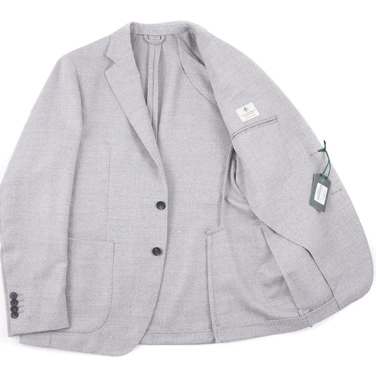 Luigi Borrelli Slim-Fit Woll-Sportmantel Kleidung_Borrelli