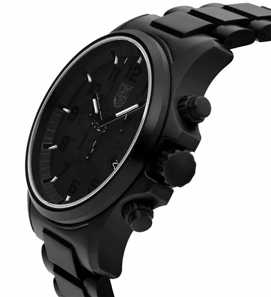 Luminox Atacama Feld Chronograph Schwarz PVD Schwarzes Zifferblatt Datum Alarm Quarz Herrenuhr XL.1942.BOB Luminox Uhren