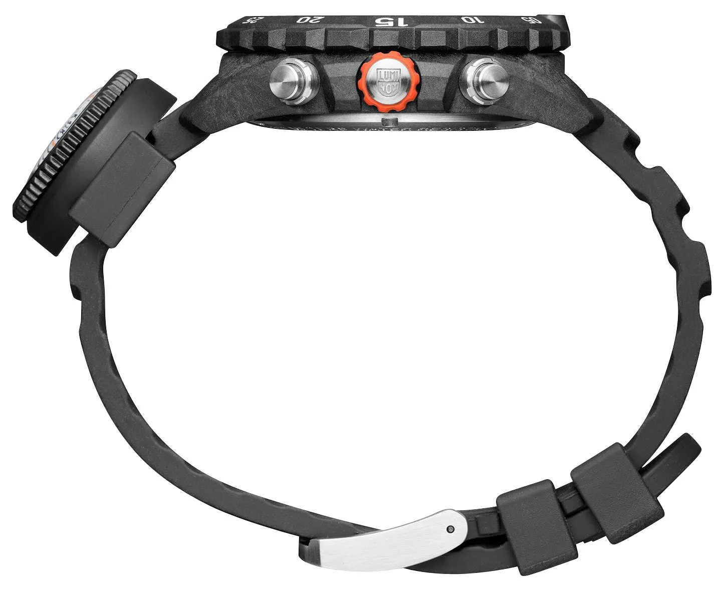 Luminox Bear Grylls Survival Chronograph CARBONOX  schwarzes Zifferblatt schwarzes Gummiband Kompass Datum Taucher Quarz Herrenuhr XB.3741 Luminox Uhren