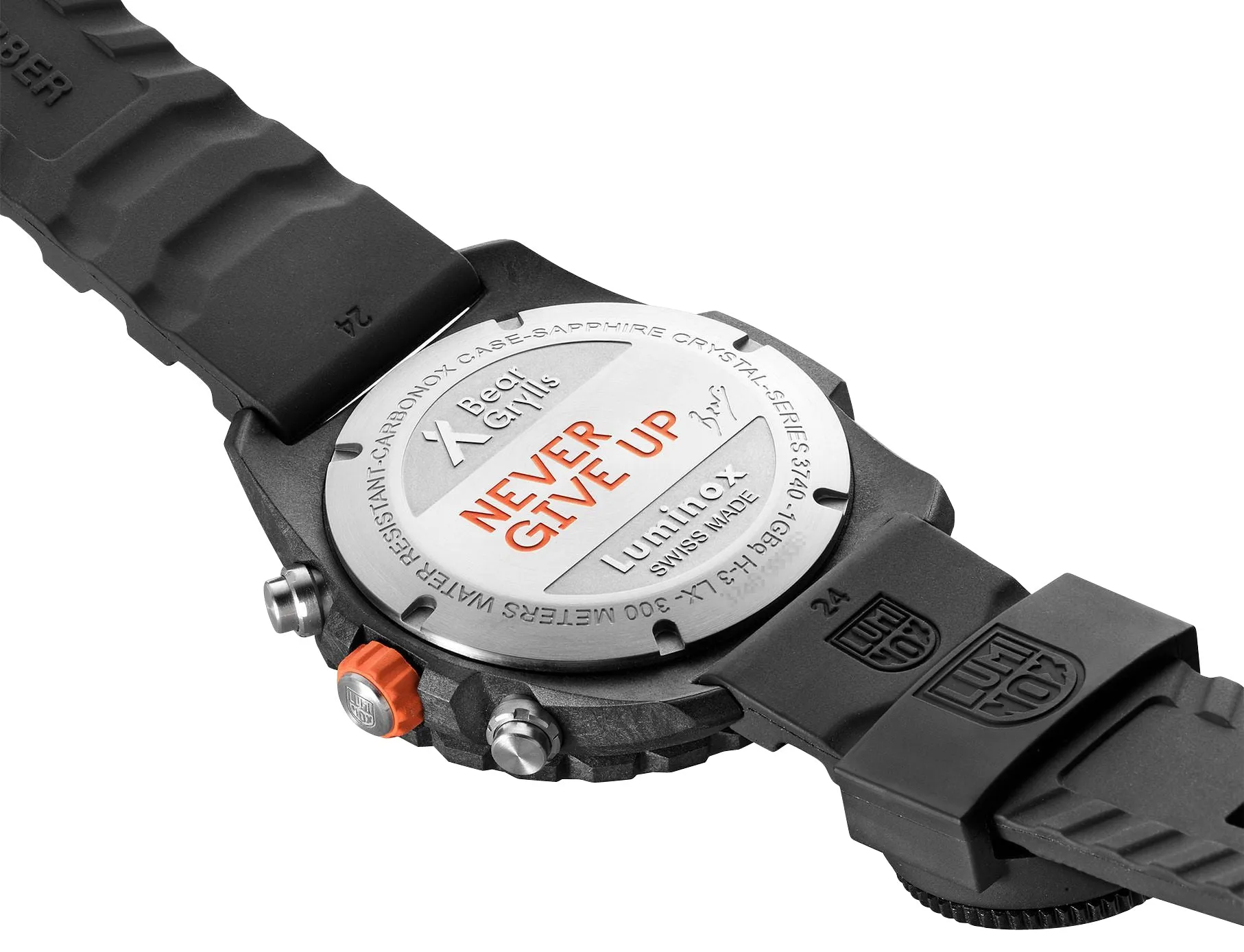 Luminox Bear Grylls Survival Chronograph CARBONOX  schwarzes Zifferblatt schwarzes Gummiband Kompass Datum Taucher Quarz Herrenuhr XB.3741 Luminox Uhren