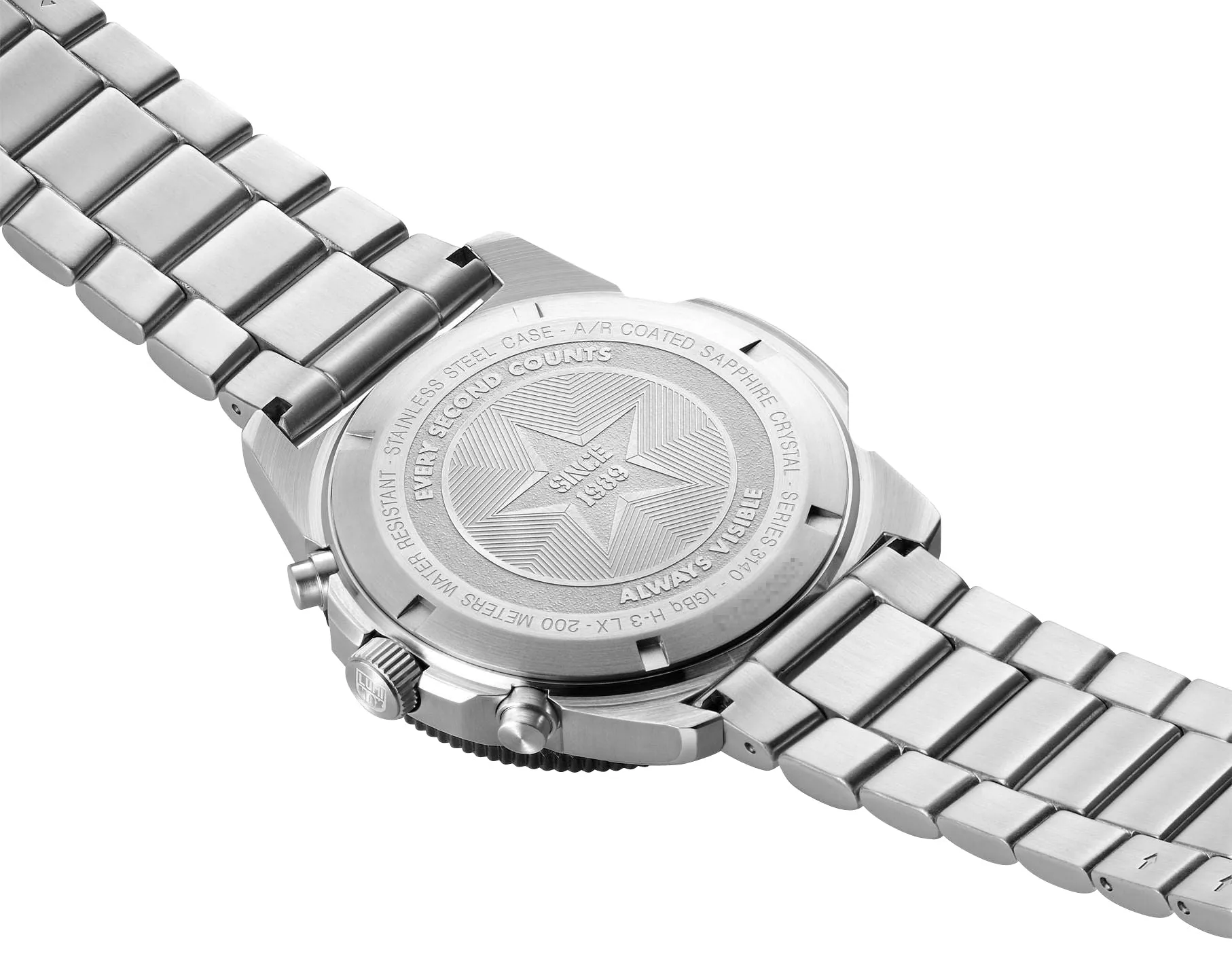 Luminox Pacific Taucher Chronograph Edelstahl Schwarz Zifferblatt Tag/Datum Taucher Quarz Herrenuhr XS.3142 Luminox Uhren