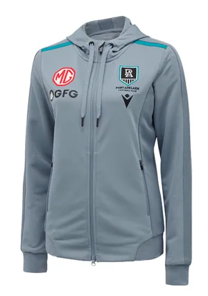 Macron Port Adelaide M21 Reise-Damen-Polydiag Kapuzenpullover <BR> 58542846