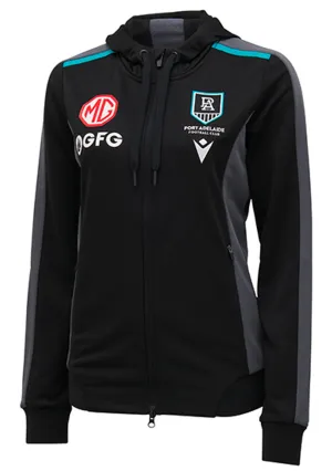 Macron Port Adelaide M21 Reise-Damen-Polydiag Kapuzenpullover <BR> 58542847