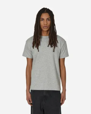 In Japan hergestelltes Crewneck T-Shirt in Oxford Grau