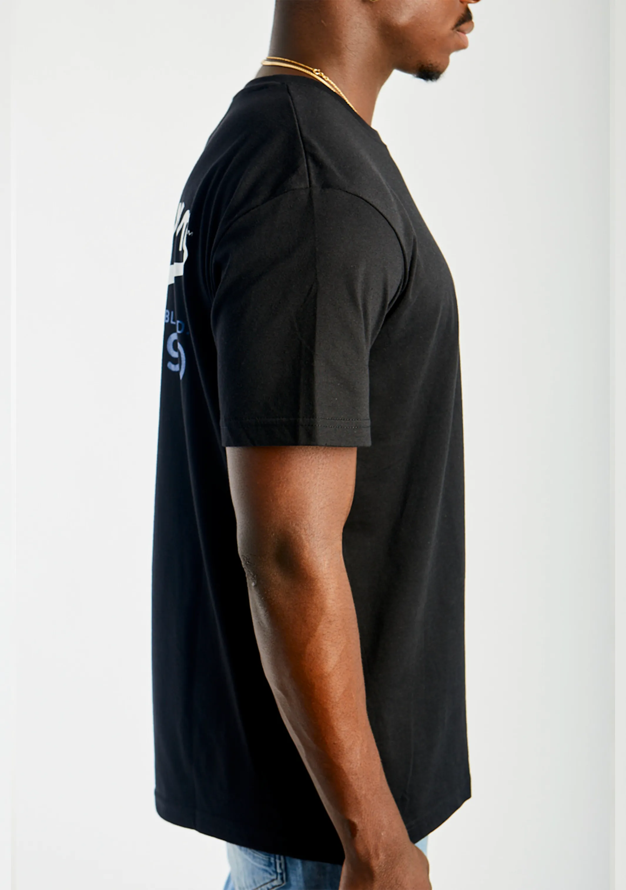 Majestic Athletic Herren Brooklyn Script T-Shirt <br> MJBK0331TK
